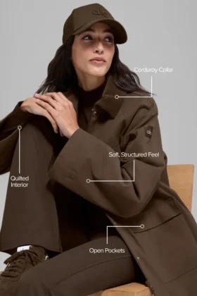 Twill-jackor i lantlig stil – Espresso