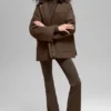 Twill-jackor i lantlig stil – Espresso