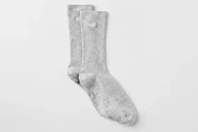 Unisex Half-Crew Understated Strumpor – Athletic Heather Grey