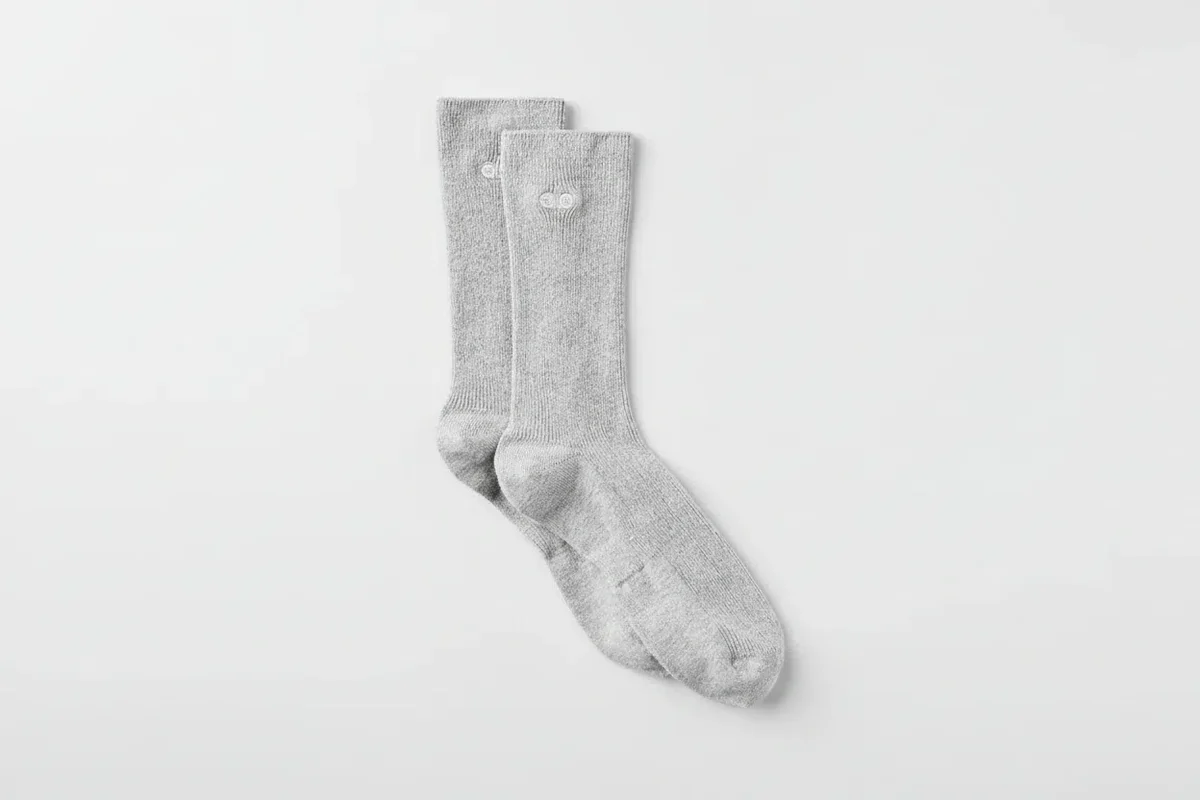 Unisex Half-Crew Understated Strumpor – Athletic Heather Grey
