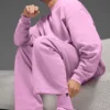 Unisex halvhög scrunch-strumpa – Candy Heart Pink