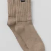 Unisex halvhöga scrunch-strumpor – Gravel