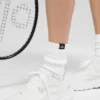 Unisex halvhöga scrunch-strumpor – White