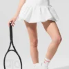 Unisex halvhöga Throwback-strumpor – Vit/Candy Red