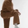 Unisex halvhöga Throwback-strumpor – Vit/Sun Kissed Brown