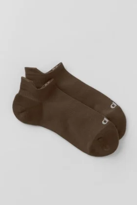 Unisex Performance Tab-strumpor – Espresso