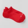 Unisex Performance Tab-strumpor – klarröd