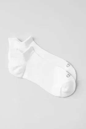 Unisex Performance Tab-strumpor – Vit/Titan