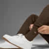Unisex-strumpor med halvhög skaft – diskret design – espressofärg