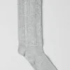 Unisex-strumpor med rynkad fot – Athletic Heather Grey