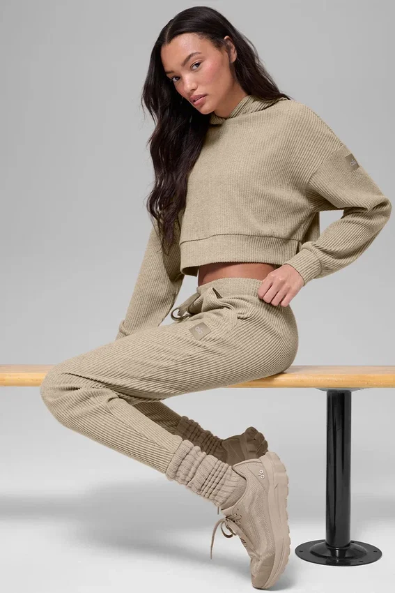 Unisex-strumpor med rynkad fot – Gravel