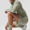 Unisex Throwback-strumpor – Limestone/White