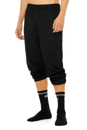 Unisex Throwback-strumpor – svart/vit