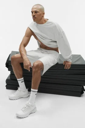 Unisex Throwback-strumpor – Vit/Svart