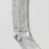Unisex Washed Scrunch Strumpor – Hazy Grey Wash