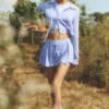 Unmatched Skort – Ljus provenceblå
