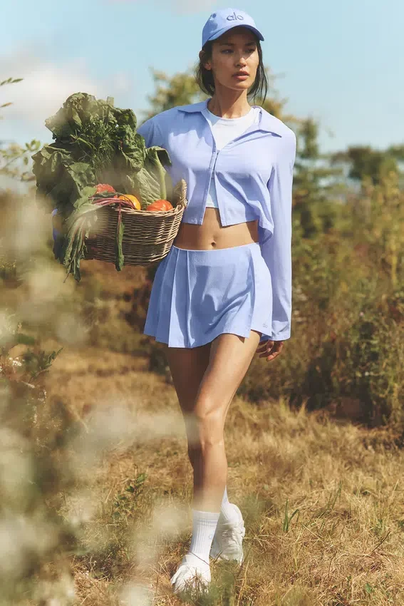Unmatched Skort – Ljus provenceblå