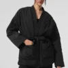 Urbanite Wrap Puffer – Svart