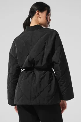 Urbanite Wrap Puffer – Svart