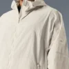 Vantage Nylon Ripstop-träningsjacka – benvit