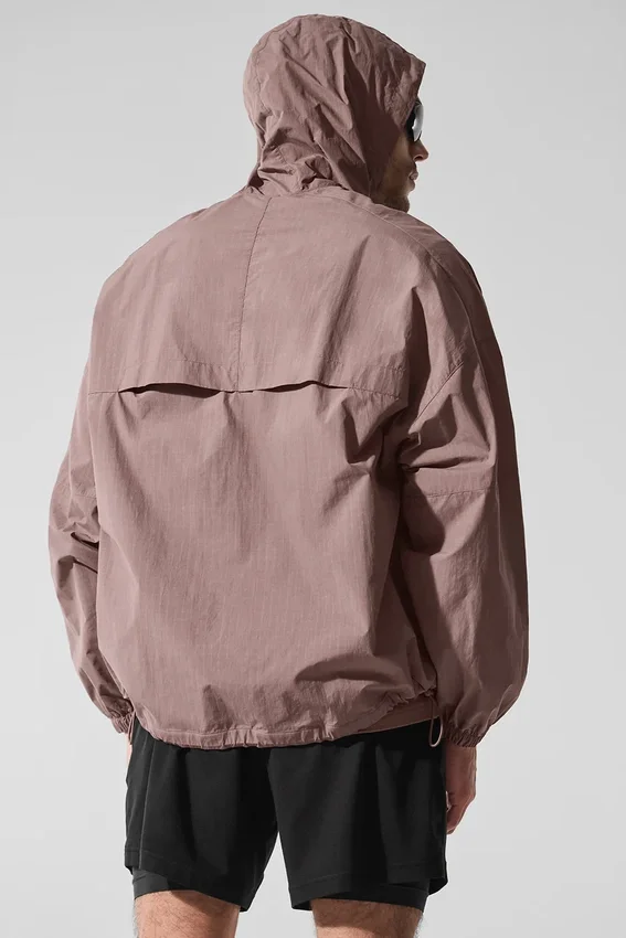 Vantage Nylon Ripstop-träningsjacka – Mushroom