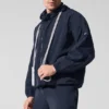 Vantage Nylon Ripstop-träningsjacka – Navy