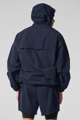 Vantage Nylon Ripstop-träningsjacka – Navy