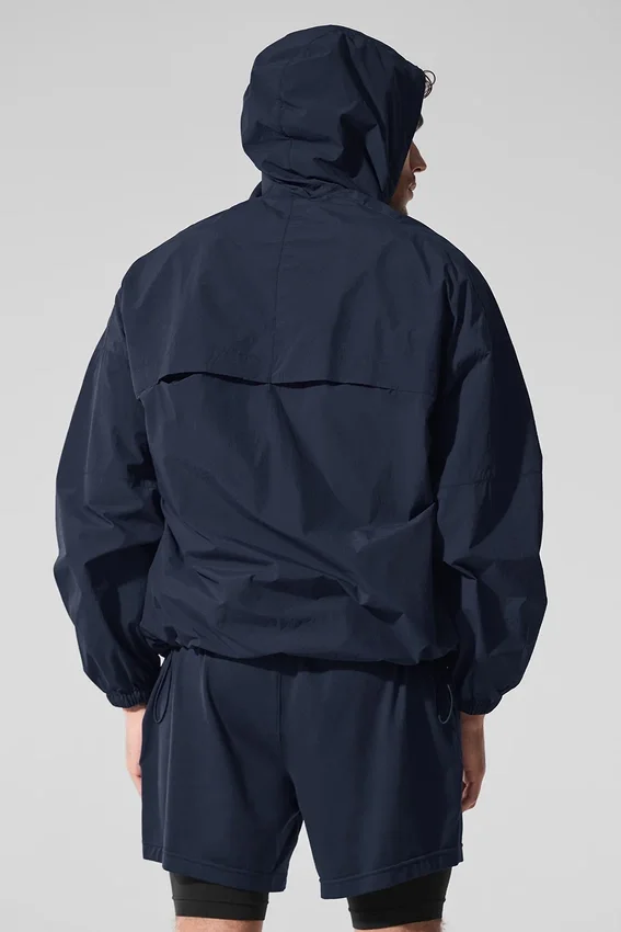 Vantage Nylon Ripstop-träningsjacka – Navy