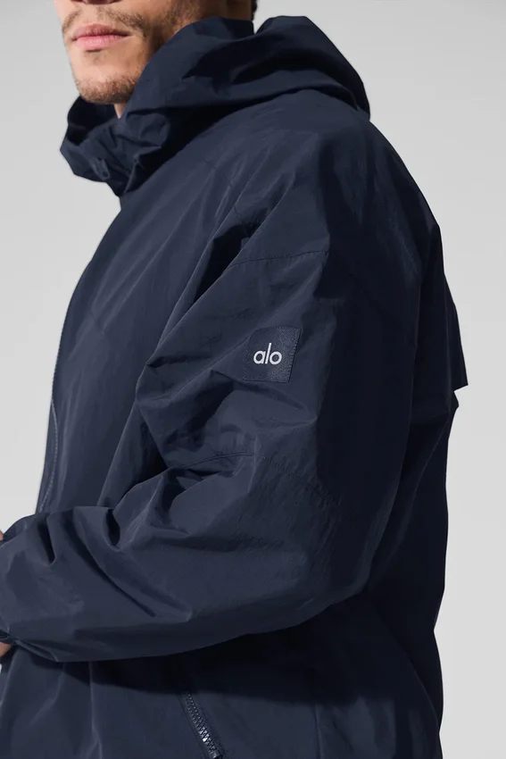 Vantage Nylon Ripstop-träningsjacka – Navy