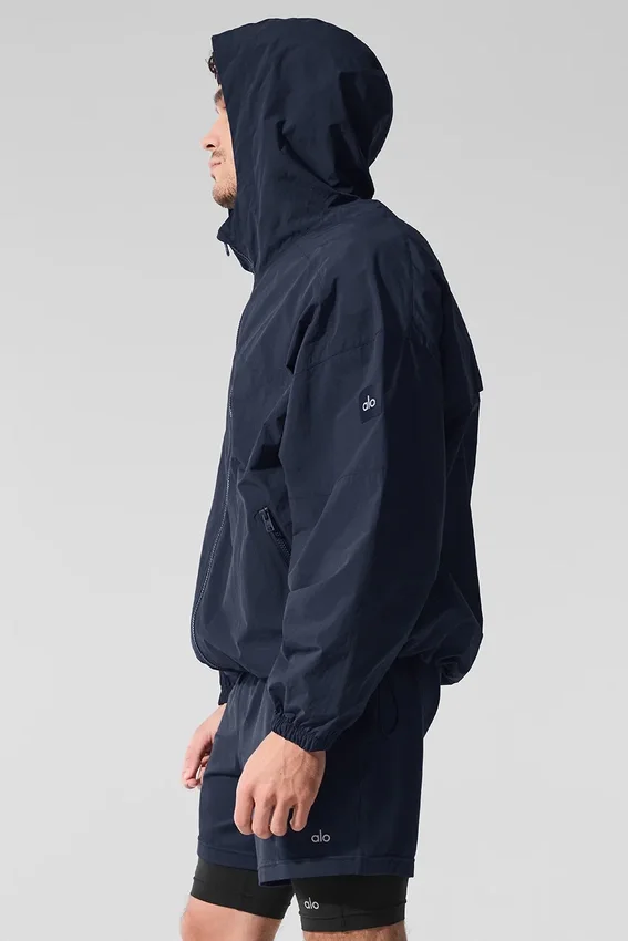 Vantage Nylon Ripstop-träningsjacka – Navy