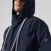 Vantage Nylon Ripstop-träningsjacka – Navy