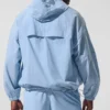 Vantage Nylon Ripstop-träningsjacka – Seashell Blue