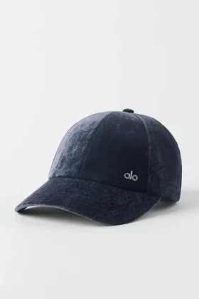 Velvet Off-Duty Keps – marinblå
