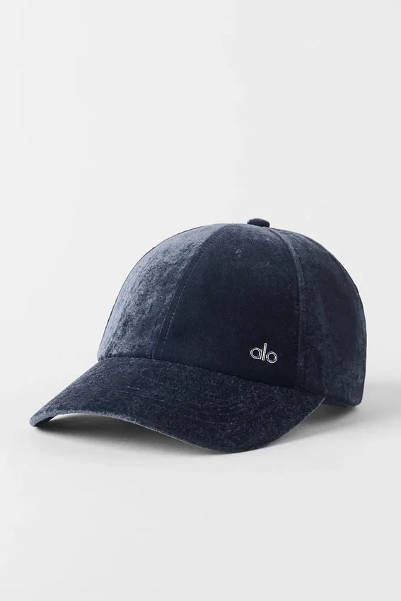 Velvet Off-Duty Keps – marinblå