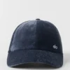 Velvet Off-Duty Keps – marinblå