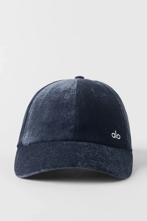 Velvet Off-Duty Keps – marinblå