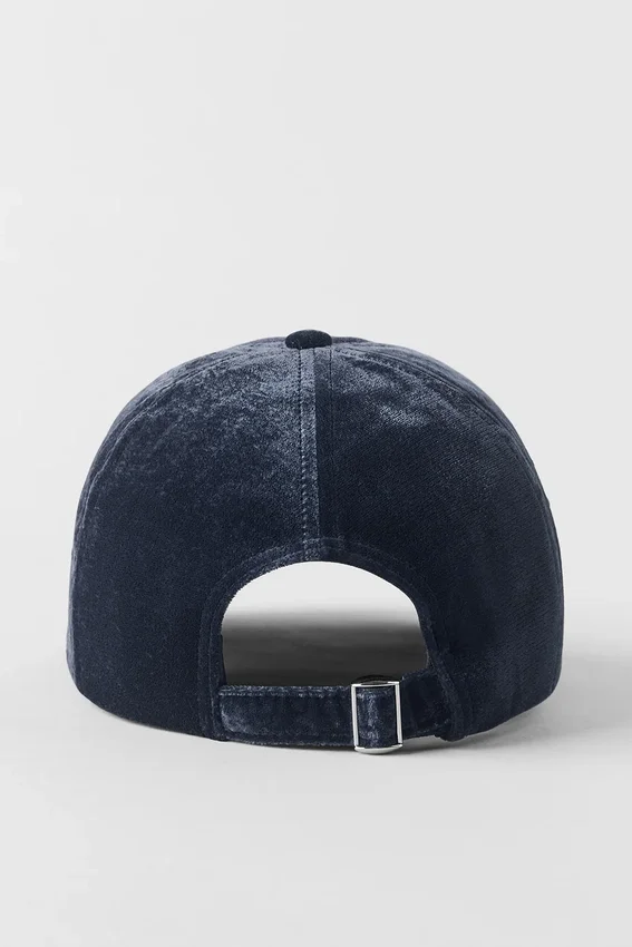 Velvet Off-Duty Keps – marinblå