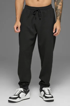 Waffle Lounge Jogger – Svart
