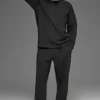 Waffle Lounge Jogger – Svart