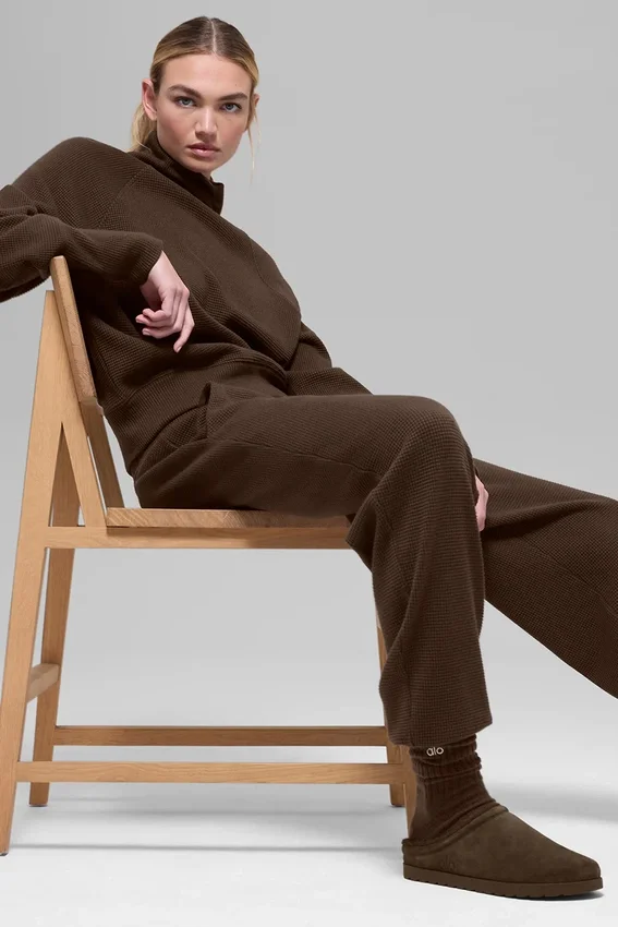 Waffle Weekend Escape Jogger – Espresso