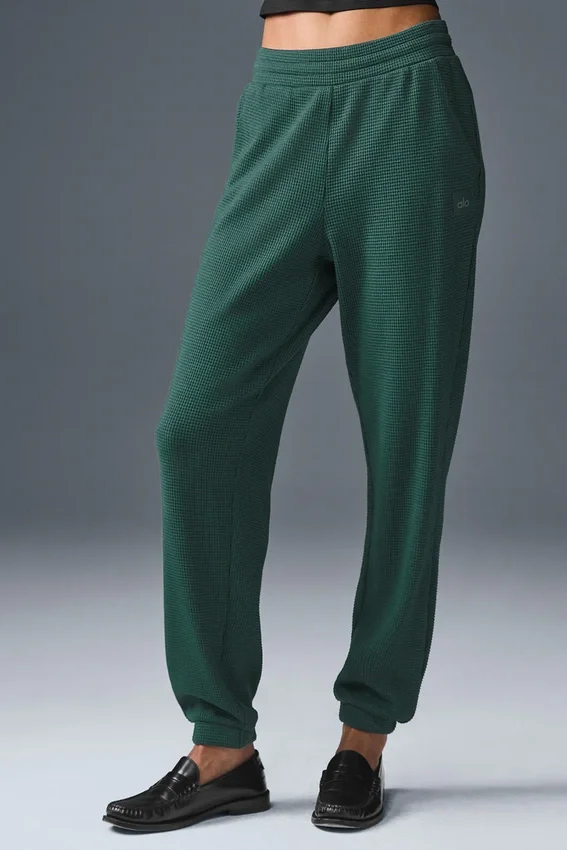 Waffle Weekend Escape Jogger – Winter Ivy
