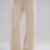 Winter Magic Cashmere Wide Leg Byxor – Birch Heather