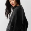 Wool Cashmere New Class 1/4 Zip-tröja – Svart
