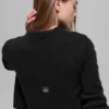 Wool Cashmere New Class kort kofta – Svart