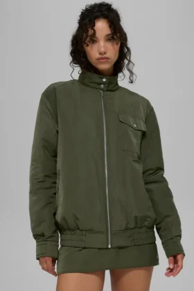 Work It Bomber – olivgrön