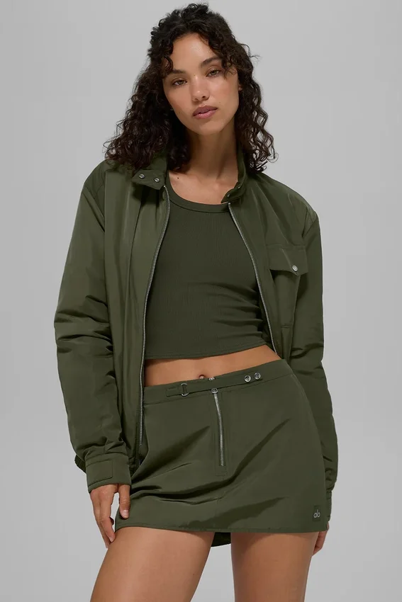 Work It Bomber – olivgrön