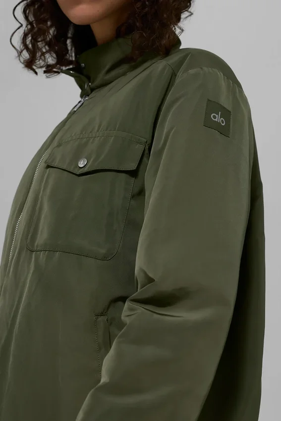 Work It Bomber – olivgrön